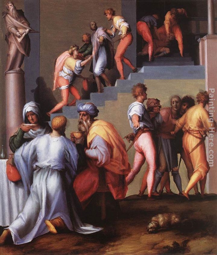 Jacopo Pontormo Punishment of the Baker